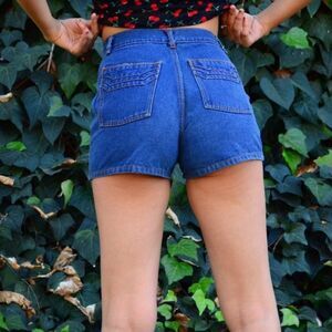Vintage British Prova 70's High Waisted Jean Shorts